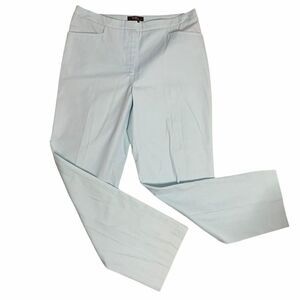 Vintage BCBG Flat Front Mid Rise Pants 8 Blue